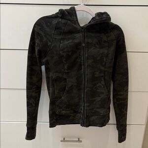 Lululemon Camouflage Zip-Up Hoodie